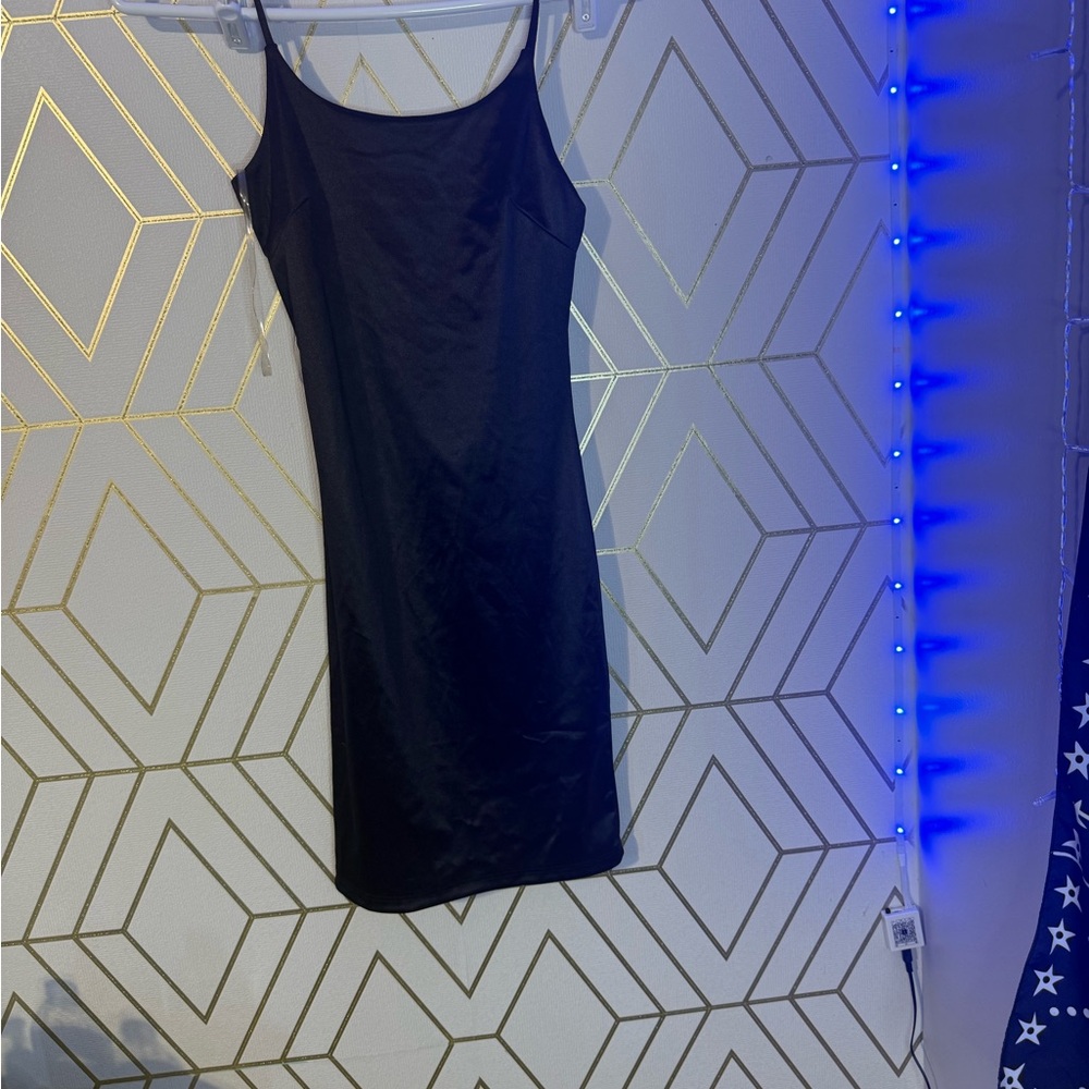 Chic Black Slip Dress
